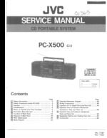 JVC PCX500 OEM Service