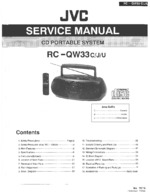 JVC RC-QW33 OEM Service