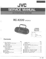 JVC RC-X220 OEM Service
