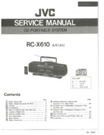 JVC RC-X610 OEM Service