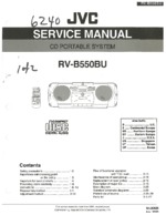 JVC RVB550BU OEM Service