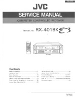 JVC RX401 OEM Service