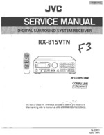 JVC RX815 OEM Service