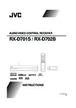 JVC RX-D701S OEM Owners