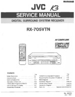 JVC RX705VTN OEM Service