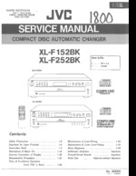 JVC XLF152BK OEM Service