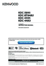 Kenwood KDCX595 OEM Owners