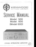 KENWOOD 600 OEM Service