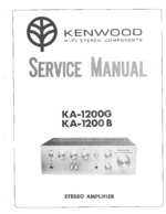 KENWOOD KA1200B OEM Service