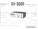 KENWOOD KA5500 OEM Owners