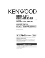 Kenwood KDC-X491 OEM Owners