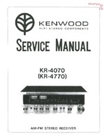 KENWOOD KR-4070 OEM Service
