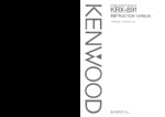 KENWOOD KRX891 OEM Owners