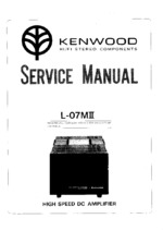 KENWOOD L07M2 OEM Service