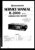 KENWOOD R2000 OEM Service