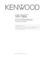 Kenwood VR-7060 OEM Owners