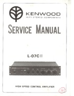 KENWOOD L07CII OEM Service