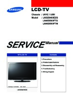 SAMSUNG LN40D503F7GXPE OEM Service