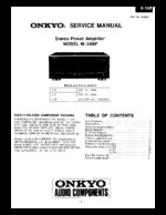 Onkyo M588F OEM Service
