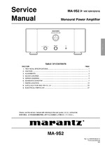 Marantz MA9S2 OEM Service