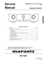 Marantz PM15S1 OEM Service
