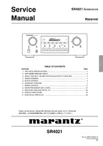 Marantz SR4021 OEM Service
