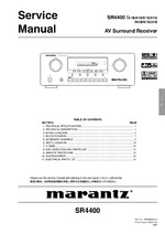 Marantz SR4400 OEM Service