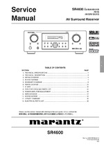 Marantz SR4600 OEM Service