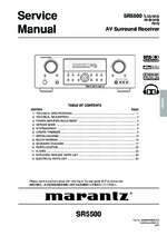Marantz SR5500 OEM Service