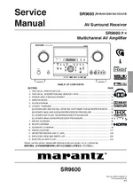 Marantz SR9600N1B OEM Service