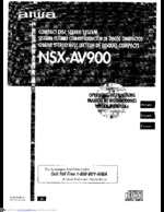 AIWA NSXAV900 OEM Owners