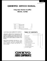 ONKYO A8700 OEM Service