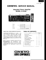 ONKYO A-RV401 OEM Service