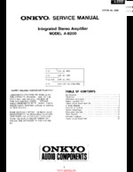 ONKYO A8200 OEM Service