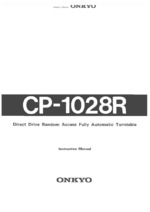 ONKYO CP-1028R OEM Owners
