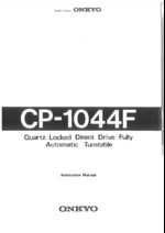 ONKYO CP-1044F OEM Owners