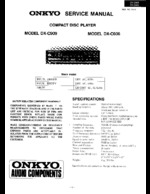 Onkyo DXC909 OEM Service