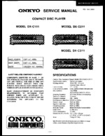 ONKYO DX-C211 OEM Service