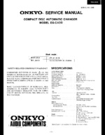 ONKYO DX-C400 OEM Service
