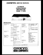 Onkyo P303 OEM Service