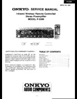 Onkyo P3300 OEM Service