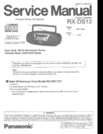 Panasonic RX-DS12 OEM Service
