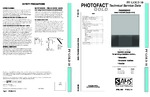 PANASONIC PT61SX30CB SAMS Photofact®