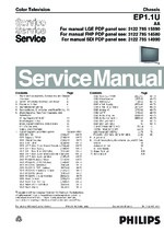 Philips 42PF7321D37 OEM Service