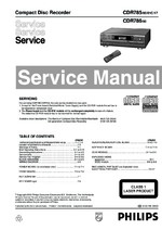 Philips CDR785 OEM Service