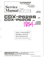 PIONEER CDXP626S OEM Service