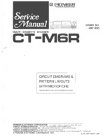 PIONEER CT-M6R Schematic Only
