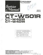 PIONEER CTW451R OEM Service