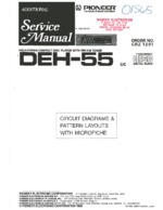 PIONEER DEH55 Schematic Only