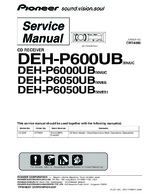 Pioneer DEHP6000UB OEM Service
